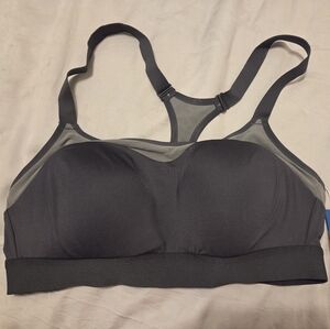 Brooks Black and Gray Sports Bra